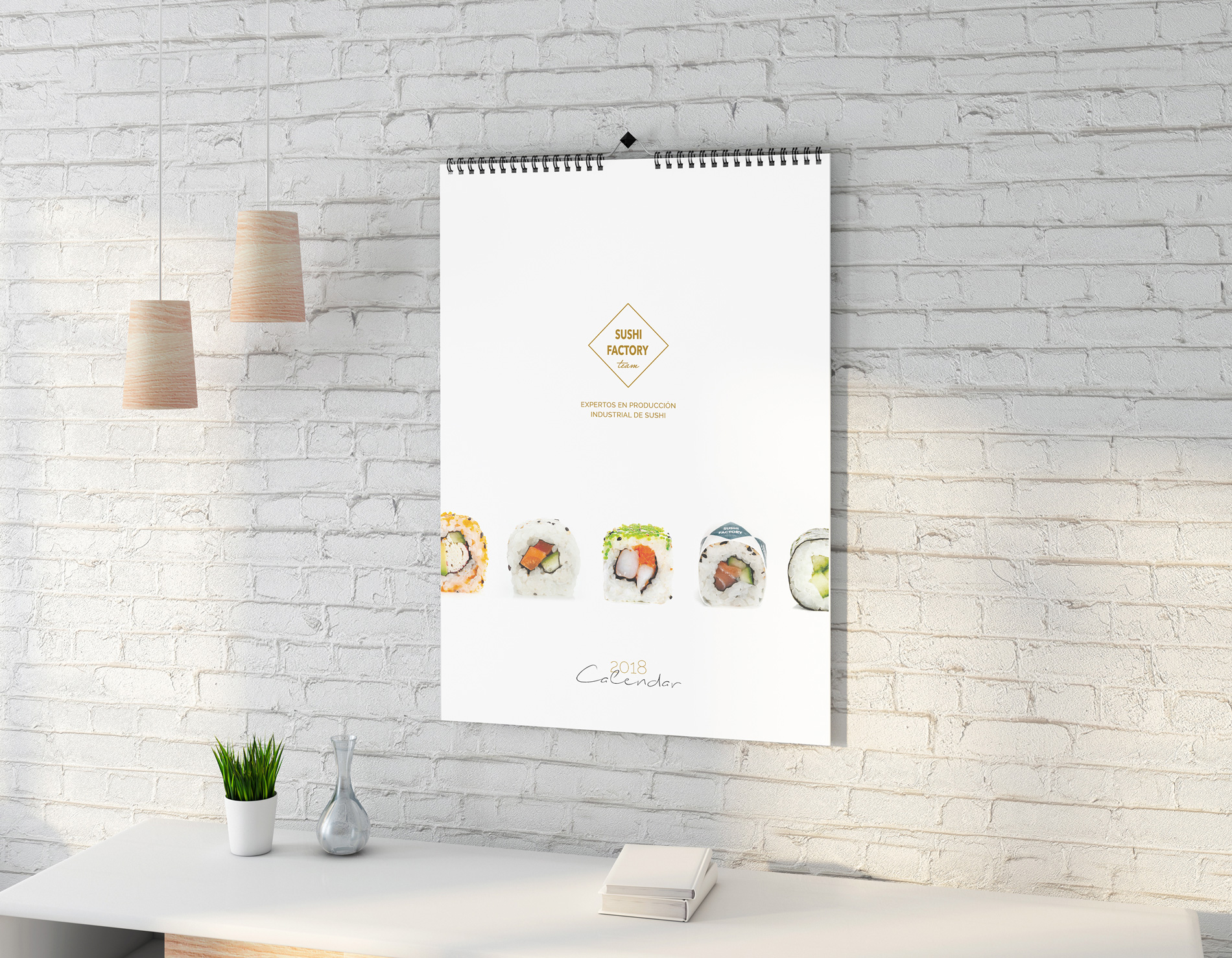 Sushi Factory Team. Diseño Calendario